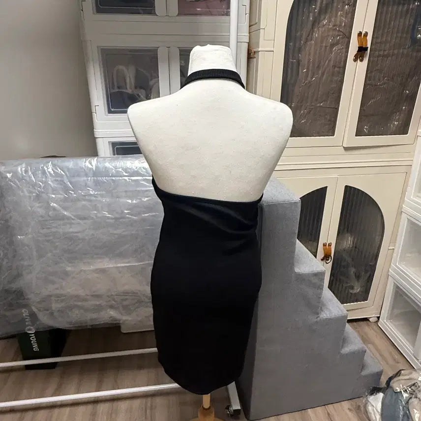 [BUNJANG] Halterneck Mini Cheongsam Dress / 홀터넥 치파오 미니 원피스 2가지