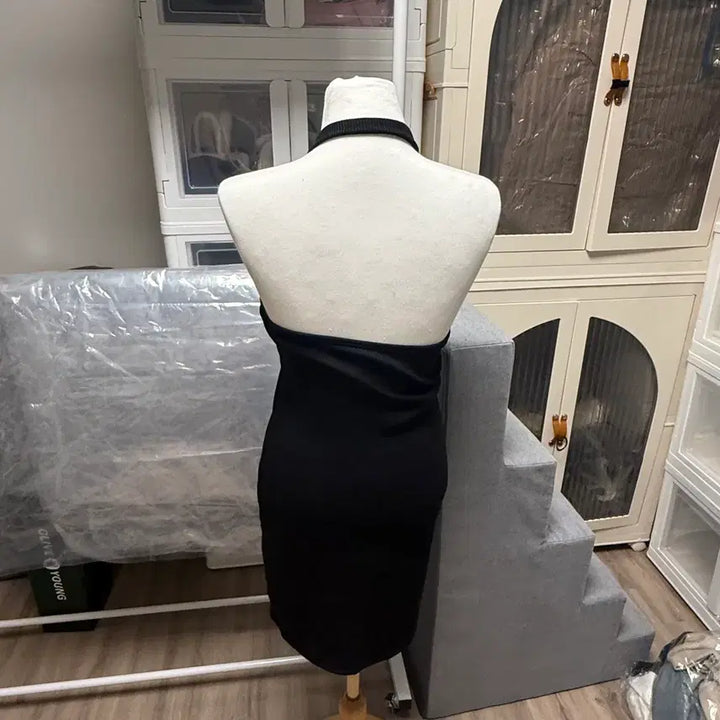 [BUNJANG] Halterneck Mini Cheongsam Dress / 홀터넥 치파오 미니 원피스 2가지