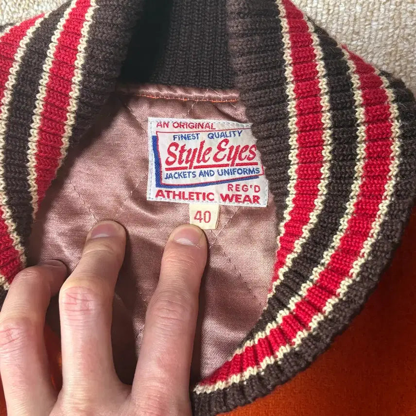 [BUNJANG] Style Eyes Varsity Jacket / 스타일아이즈