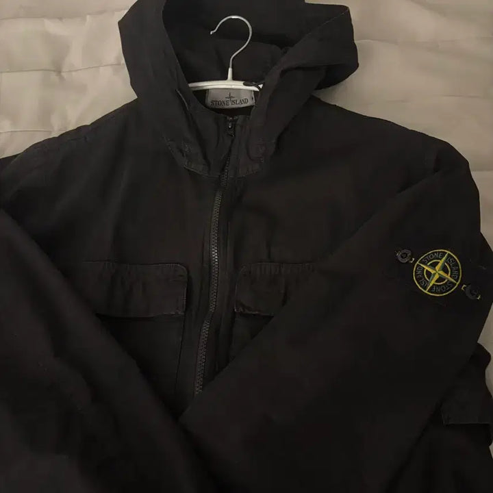 [BUNJANG] Stone Island Old Overshirt - Black L / 24ss 스톤아일랜드 올드 오버셔츠 L