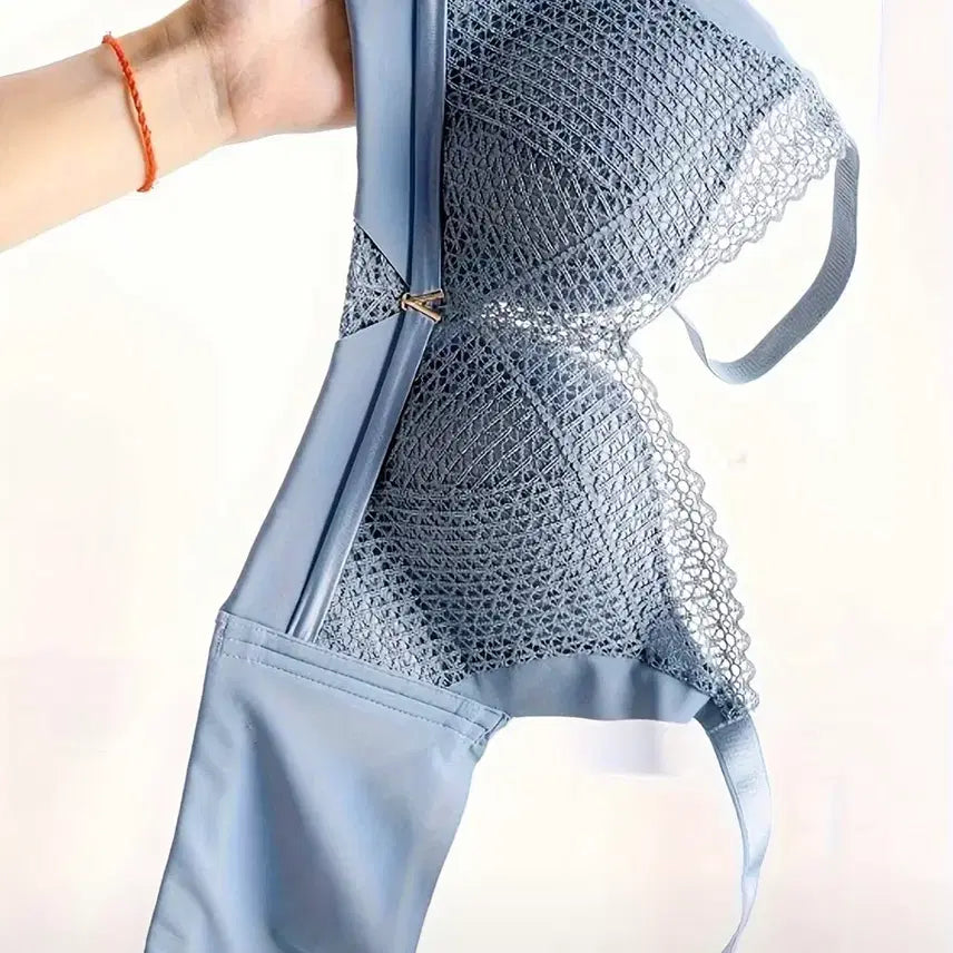 [BUNJANG] Lace Bralette Blue Women's Underwear (New) / 레이스 브라렛 블루 여성 속옷(새상품)