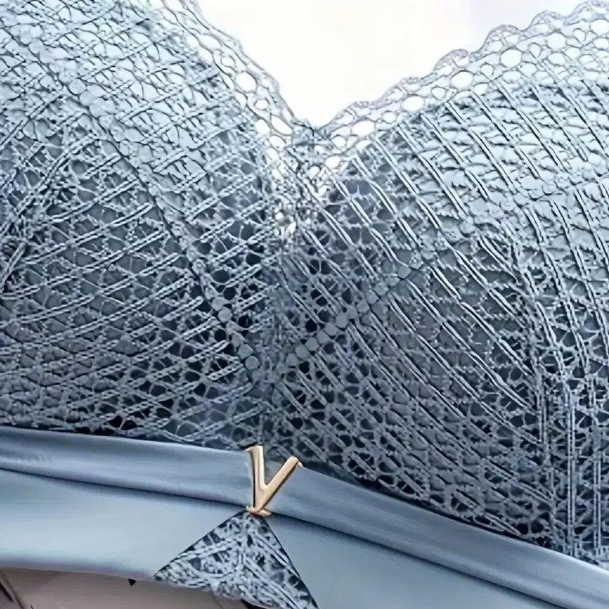 [BUNJANG] Lace Bralette Blue Women's Underwear (New) / 레이스 브라렛 블루 여성 속옷(새상품)