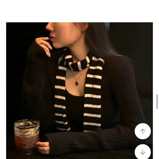 [BUNJANG] Bae173 Round Long Sleeve Knit / 베이델리 솜사탕 골지 라운드 긴팔 니트