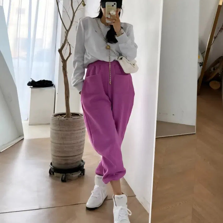 [BUNJANG] JayFit Sweatshirt Jogger Pants Set / 제이핏 맨투맨 조거팬츠 세트