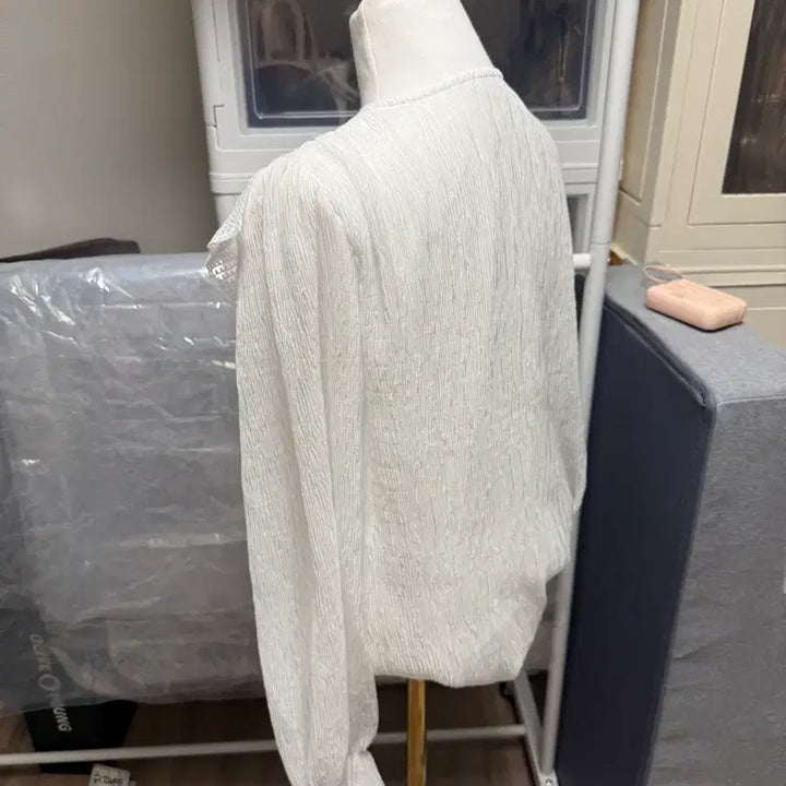[BUNJANG] Imported Lace White Blouse / 수입의류 레이스 화이트 블라우스