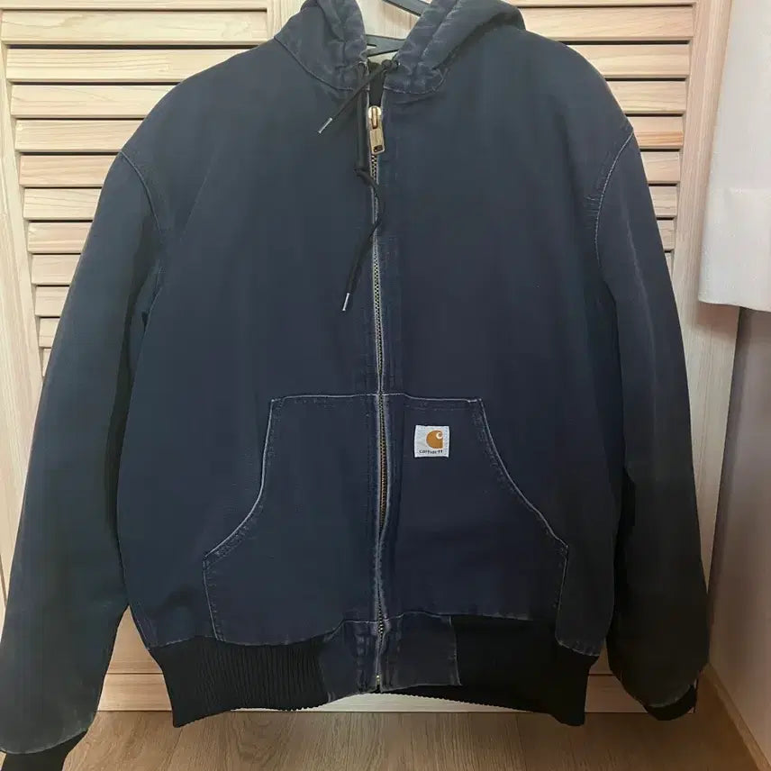 [BUNJANG] Carhartt Hooded Work Jacket Navy / 칼하트 후드 워크 자켓 네이비