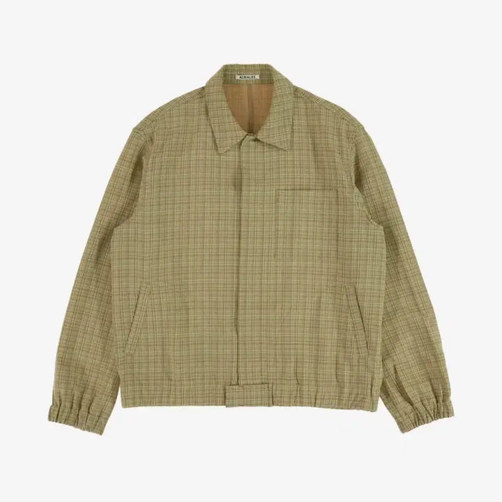 [BUNJANG] Oratory 20ss Hard Twist Wool Double Face Check Jacket / 오라리 20ss 하드트위스트 울 더블 페이스 체크 자켓 3사이즈