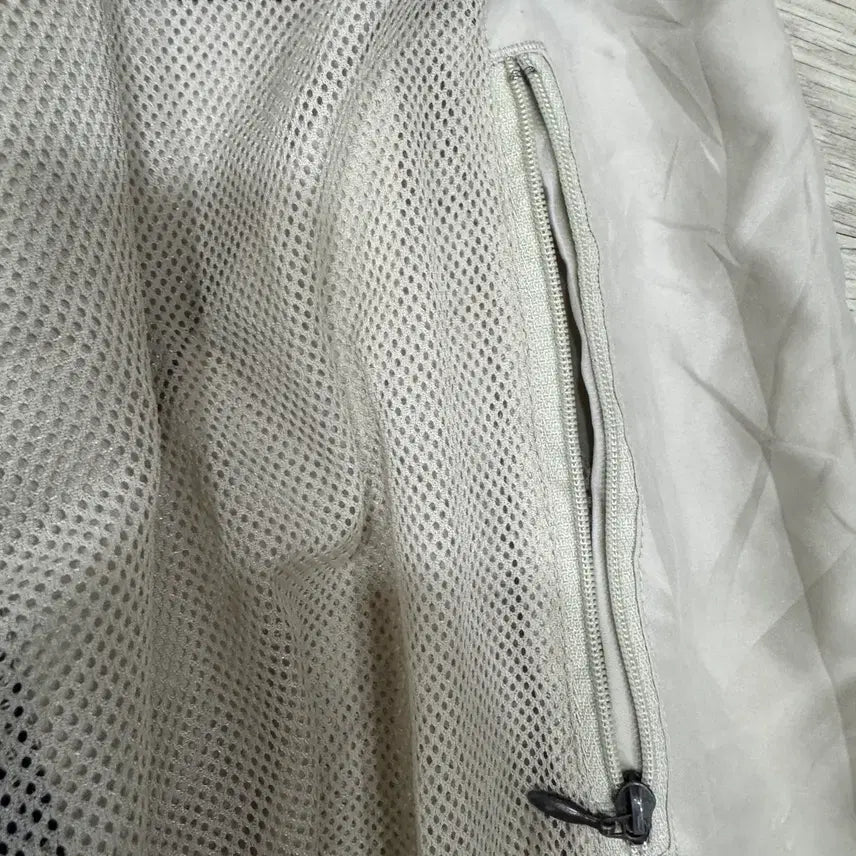 [BUNJANG] Nike Old School Windbreaker Jacket Ivory / 나이키 올드스쿨 바람막이 자켓 아이보리