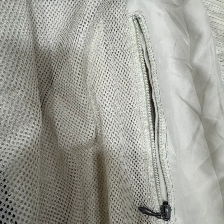 [BUNJANG] Nike Old School Windbreaker Jacket Ivory / 나이키 올드스쿨 바람막이 자켓 아이보리