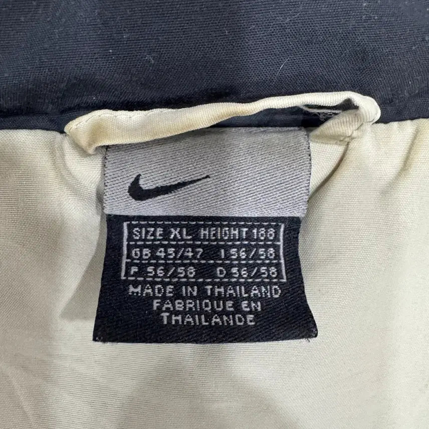 [BUNJANG] Nike Old School Windbreaker Jacket Ivory / 나이키 올드스쿨 바람막이 자켓 아이보리
