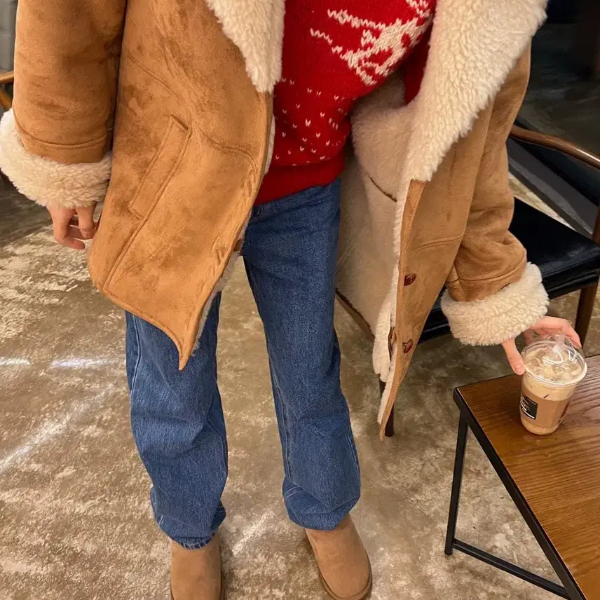 [BUNJANG] Sodingkey Bread Mustang Jacket / 쏘딩키 브레드 무스탕