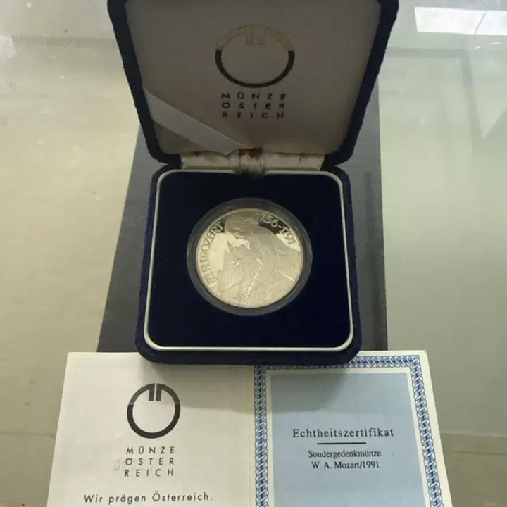 [BUNJANG] Mozart Commemorative Coin 1756-1791 / 모차르트 기념 주화 1756-1791