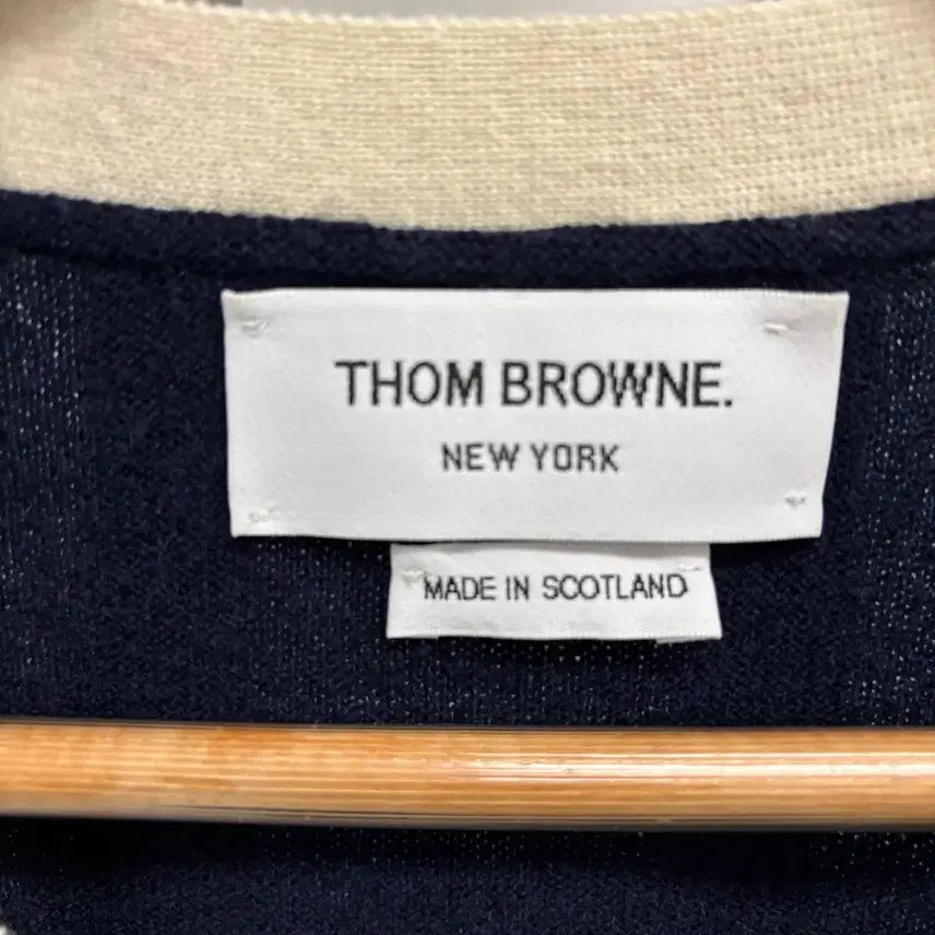 [BUNJANG] Thom Browne Cashmere Cardigan / [3]톰브라운 사선완장 캐시미어 가디건