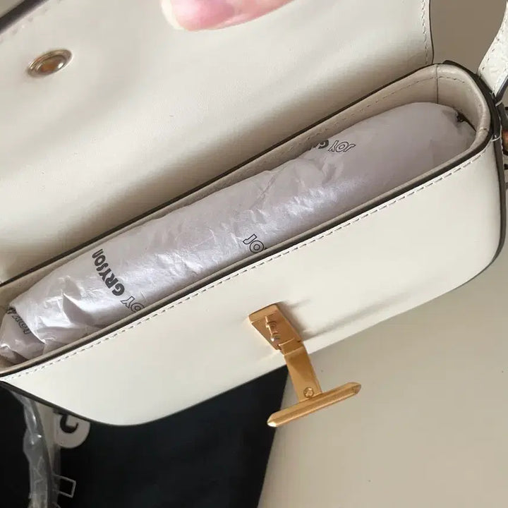 [BUNJANG] Joy Gryson Tribeca Mini Shoulder Bag Cabbage White / 조이그라이슨 트라이베카 숄더백 미니 캐비지화이트