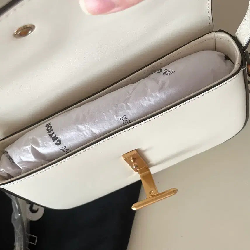 [BUNJANG] Joy Gryson Tribeca Mini Shoulder Bag Cabbage White / 조이그라이슨 트라이베카 숄더백 미니 캐비지화이트