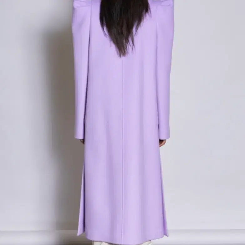[BUNJANG] KUMANN Lavender Long Coat / 쿠만 롱코트