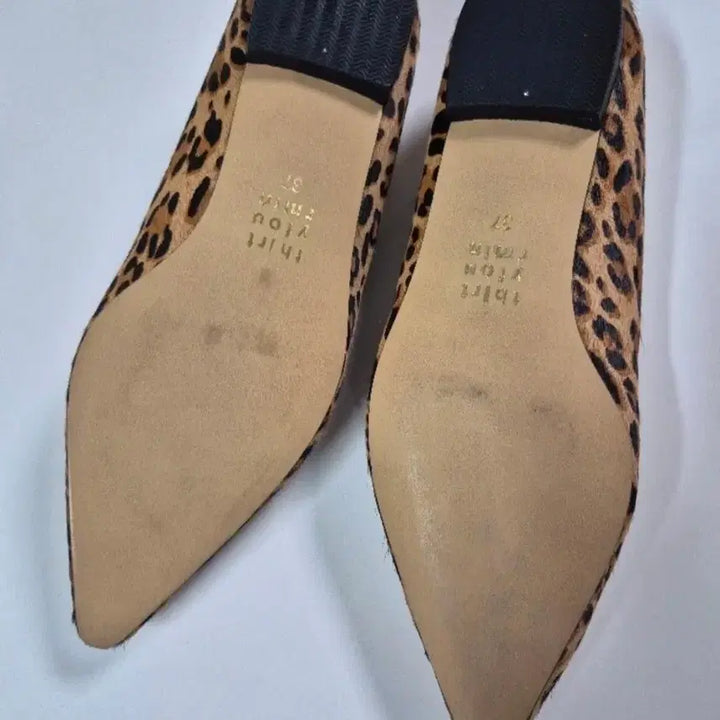 [BUNJANG] THIRTYFOURMIN Leopard Print Flat Shoes / THIRTYFOURMIN  써티포민 송치 레오파드플랫(상태매우매우양호)