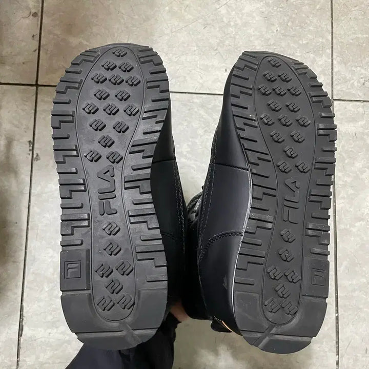 [BUNJANG] Fila Women's Winter Boots 240 / 휠라 블랙 여성 방한 부츠 240