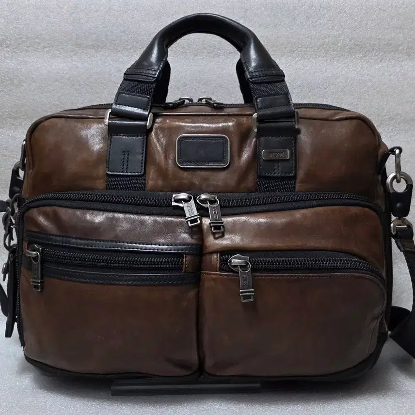 [BUNJANG] TUMI Alpha Bravo Anderson Slim Leather Briefcase / 투미 TUMI 알파브라보 앤더슨 슬림 커뮤터 레더 브리프 92640DB2