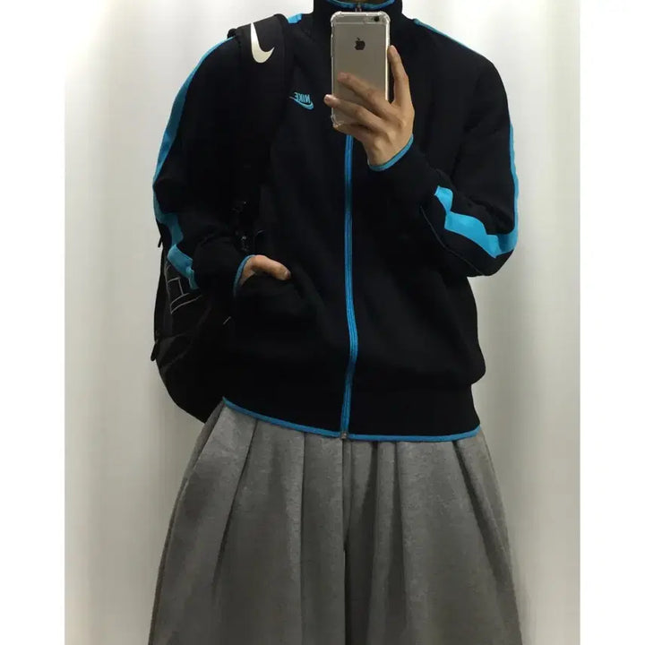 [BUNJANG] Nike Old School Side Line Jersey / Nike 나이키 사이드라인 올드스쿨 배색 져지