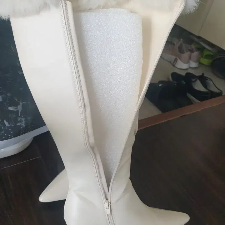 [BUNJANG] Long Boots / (새해특가) 바배 엔젤링 퍼 속기모 롱부츠