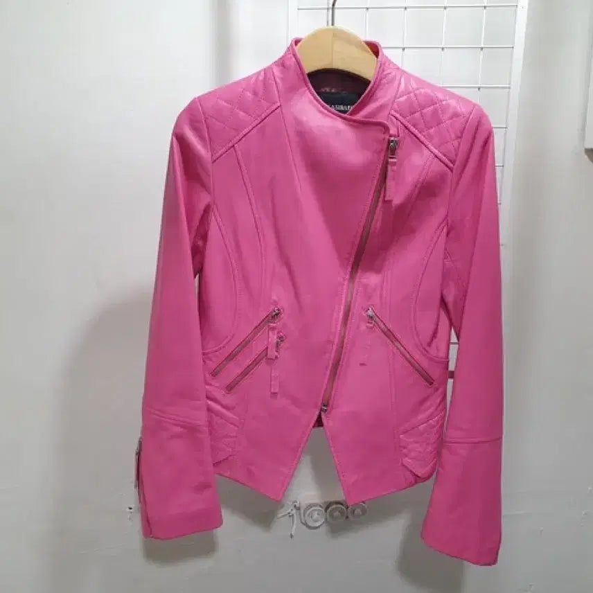 [BUNJANG] KASIBADY Lambskin Leather Jacket (Woman S-55) / KASIBADY 양가죽 레더자켓 (WOMAN S-55)