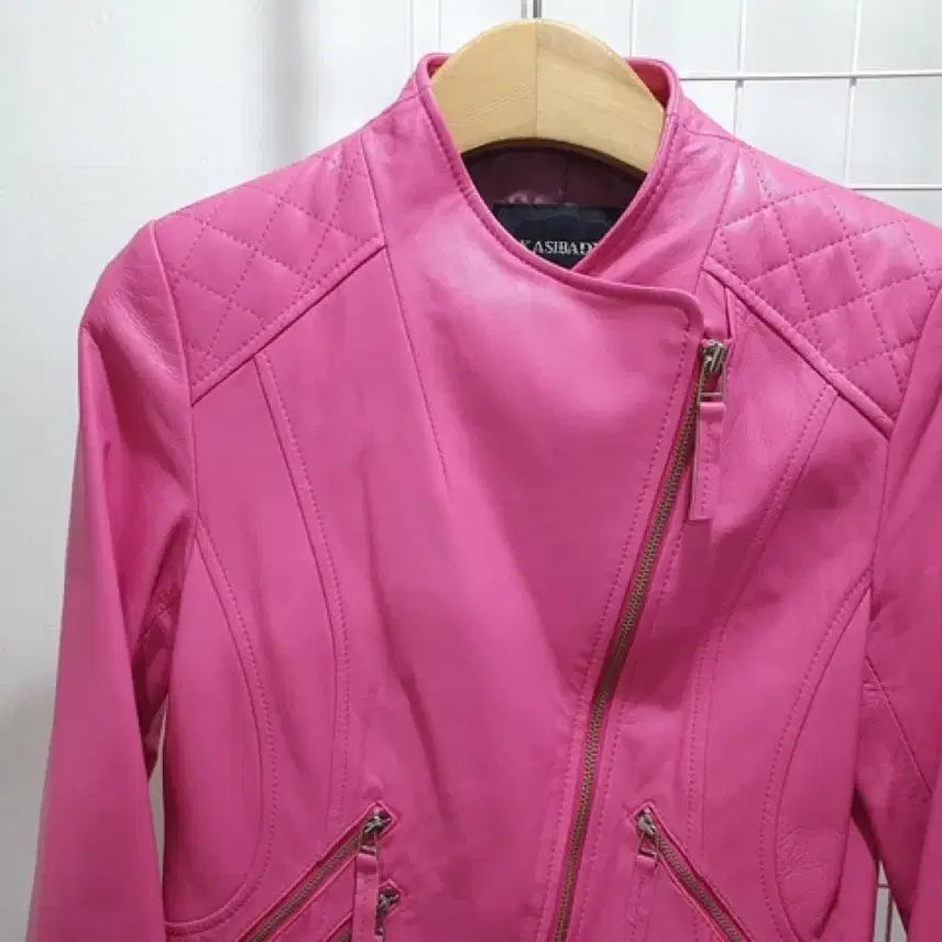 [BUNJANG] KASIBADY Lambskin Leather Jacket (Woman S-55) / KASIBADY 양가죽 레더자켓 (WOMAN S-55)