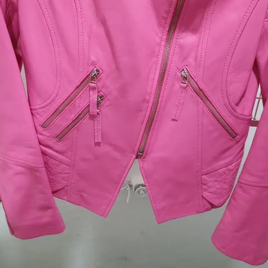[BUNJANG] KASIBADY Lambskin Leather Jacket (Woman S-55) / KASIBADY 양가죽 레더자켓 (WOMAN S-55)