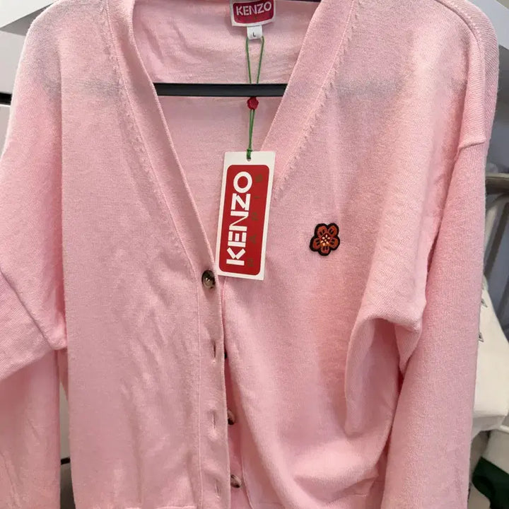 [BUNJANG] KENZO Pink Cardigan / KENZO 겐조 핑크색 가디건