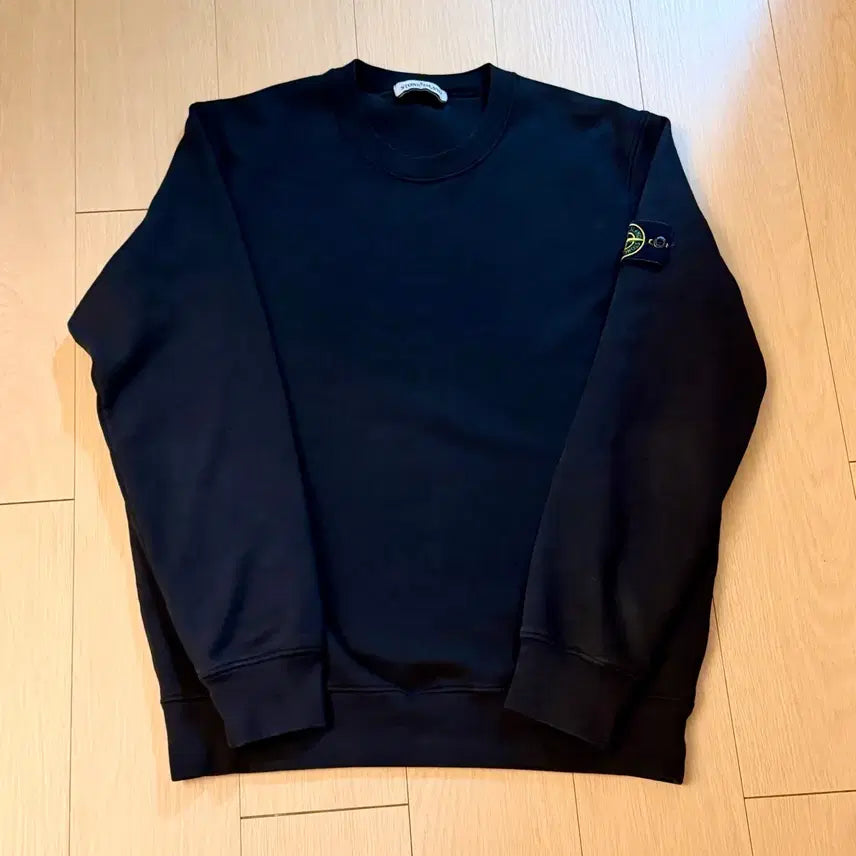 [BUNJANG] Stone Island Navy Sweatshirt XL / {백화점판} 스톤아일랜드 블랙 맨투맨 XL