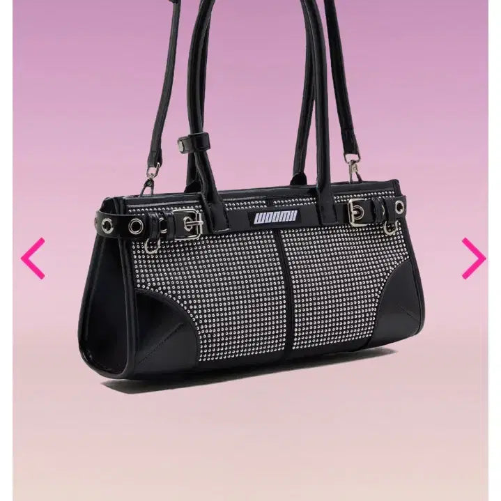 [BUNJANG] WOON Bambi Boots + Margot Microstuds Bag Set / WOON 부츠 + 스터드백