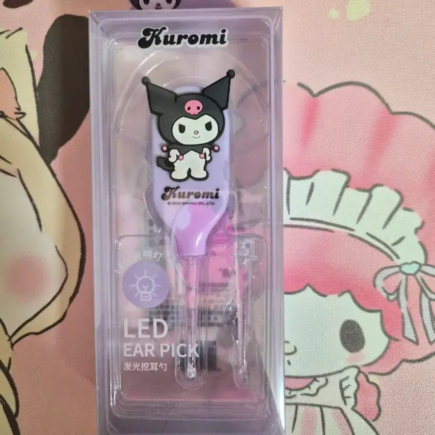 [BUNJANG] Kuromi LED Ear Pick / 쿠로미 LED 귀이개
