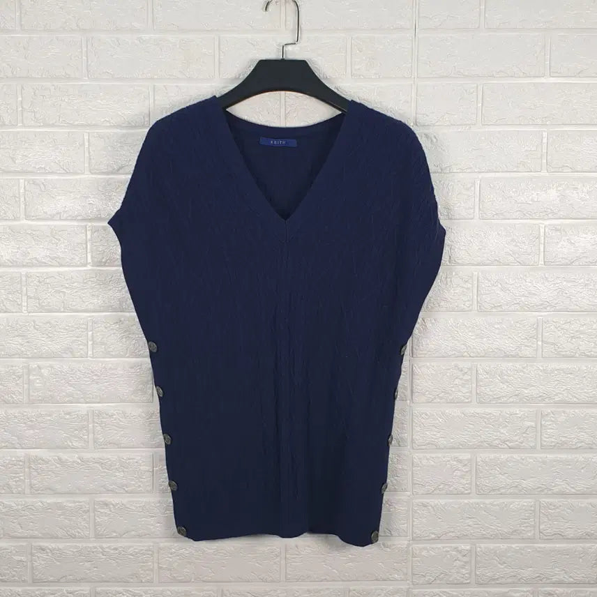 [BUNJANG] KeyS Side Button Wool Vest / [90]키이스 옆단추 모직 베스트