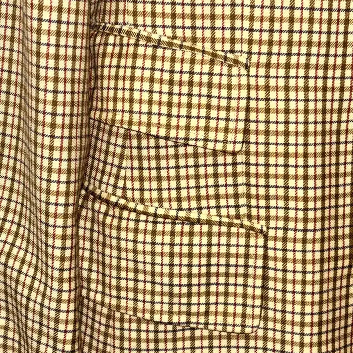 [BUNJANG] Aigner Beige Classic Check Wool Jacket / Aigner 클래식 체크 울 자켓 / Beige