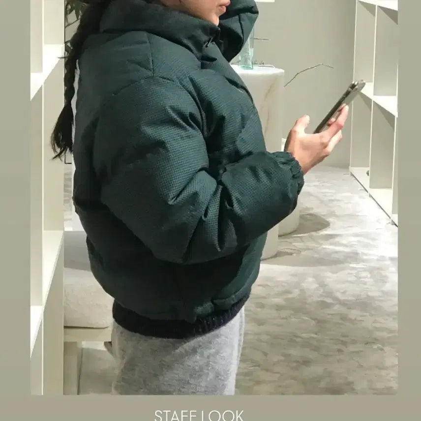 [BUNJANG] Tetu Check Down Jumper / tetu 떼뚜 체크 다운 점퍼