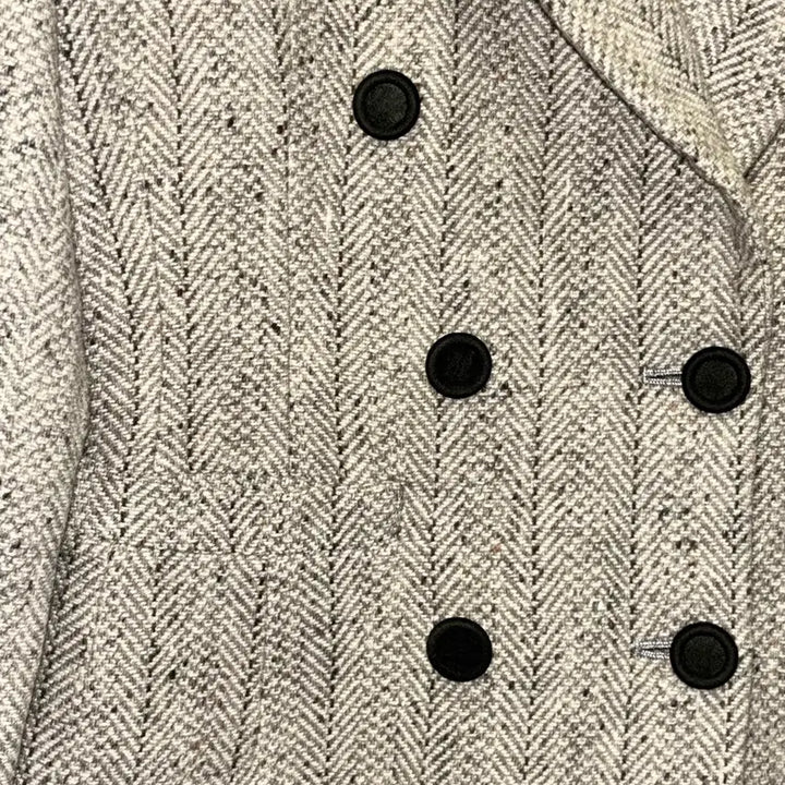[SOLD OUT] LADIS CAVALIER 재팬 울 헤링본 더블 자켓 / Grey