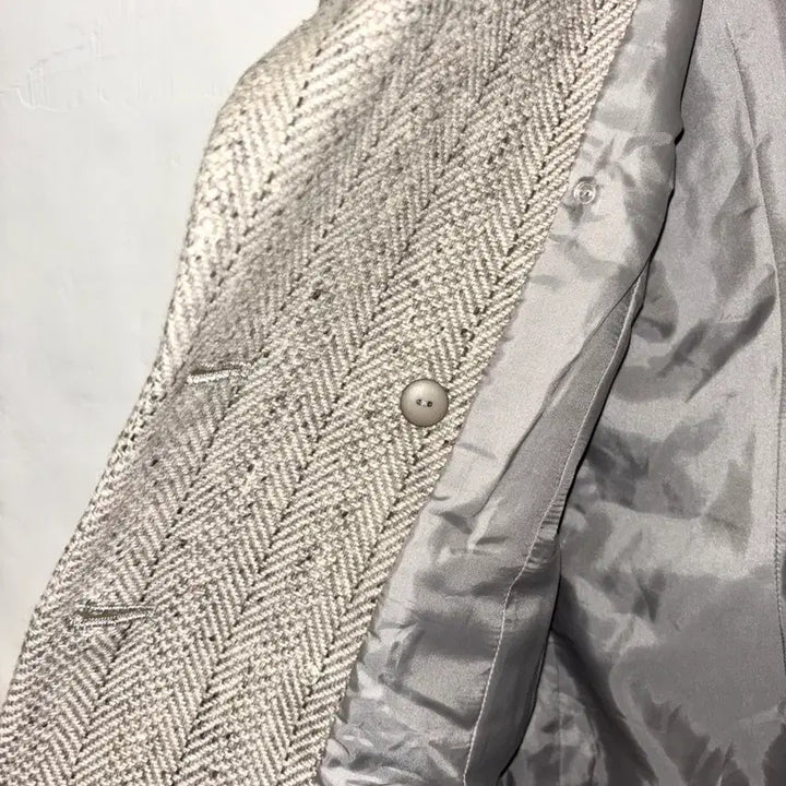 [SOLD OUT] LADIS CAVALIER 재팬 울 헤링본 더블 자켓 / Grey