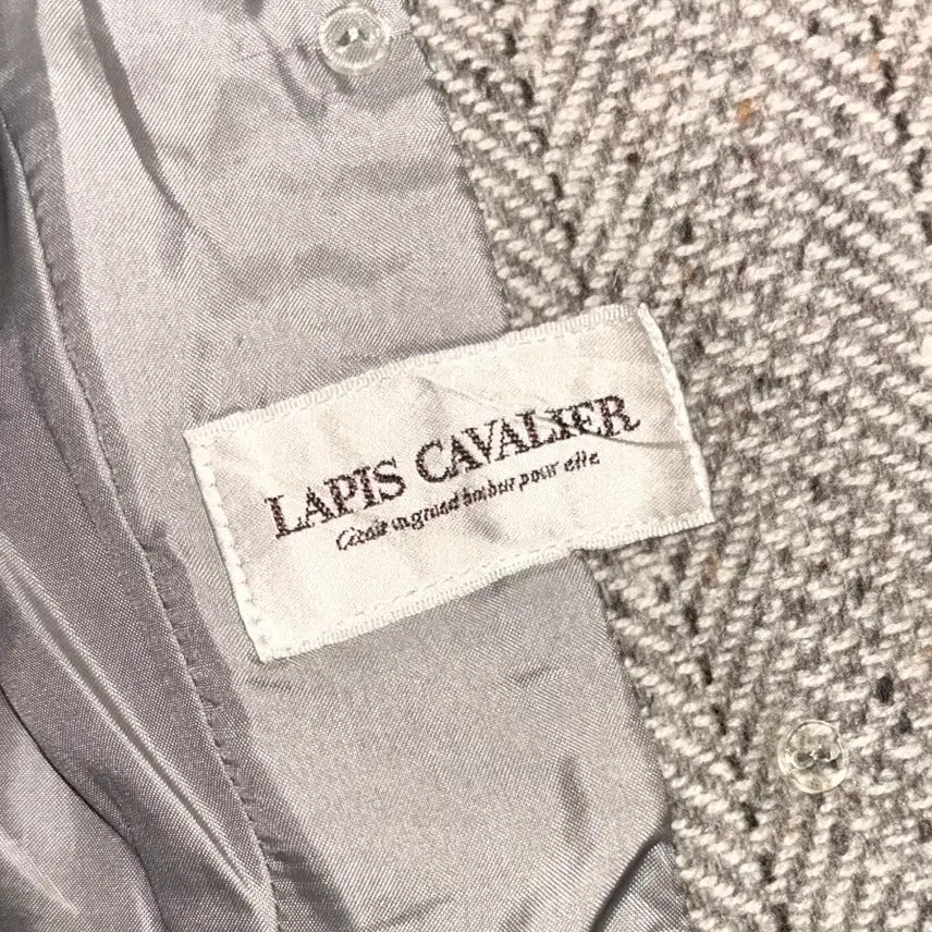 [SOLD OUT] LADIS CAVALIER 재팬 울 헤링본 더블 자켓 / Grey