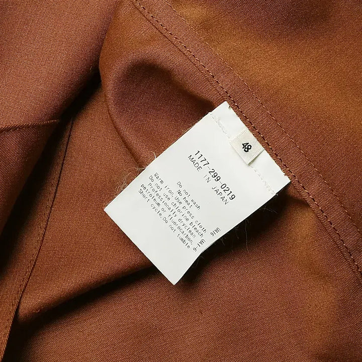 [BUNJANG] Camoshita Metallic Japanese Classic Belted Jacket / 카모시타 [Camoshita] 메탈릭 재패니즈 클래식 벨티드 자켓