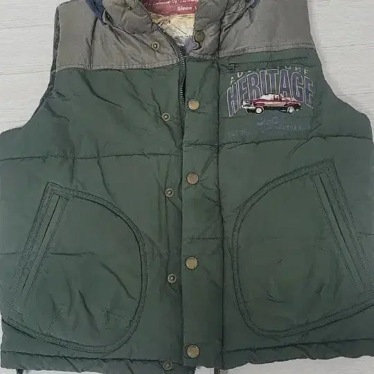 [BUNJANG] Zep Hooded Padded Vest (M) / 지프 후드 패딩 조끼(M)