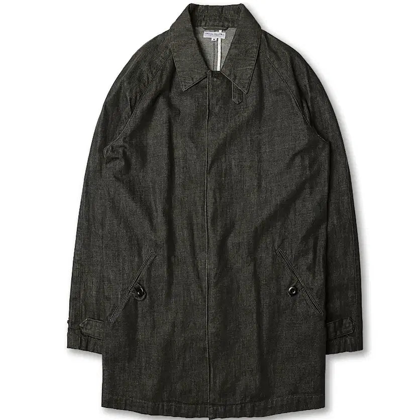 [BUNJANG] United Arrows Black Denim Raglan Coat / 유나이티드 애로우즈 [United Arrows] 흑청 데님 나그랑 코트