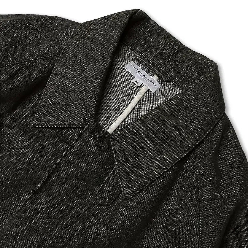 [BUNJANG] United Arrows Black Denim Raglan Coat / 유나이티드 애로우즈 [United Arrows] 흑청 데님 나그랑 코트