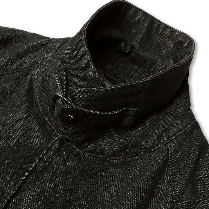 [BUNJANG] United Arrows Black Denim Raglan Coat / 유나이티드 애로우즈 [United Arrows] 흑청 데님 나그랑 코트