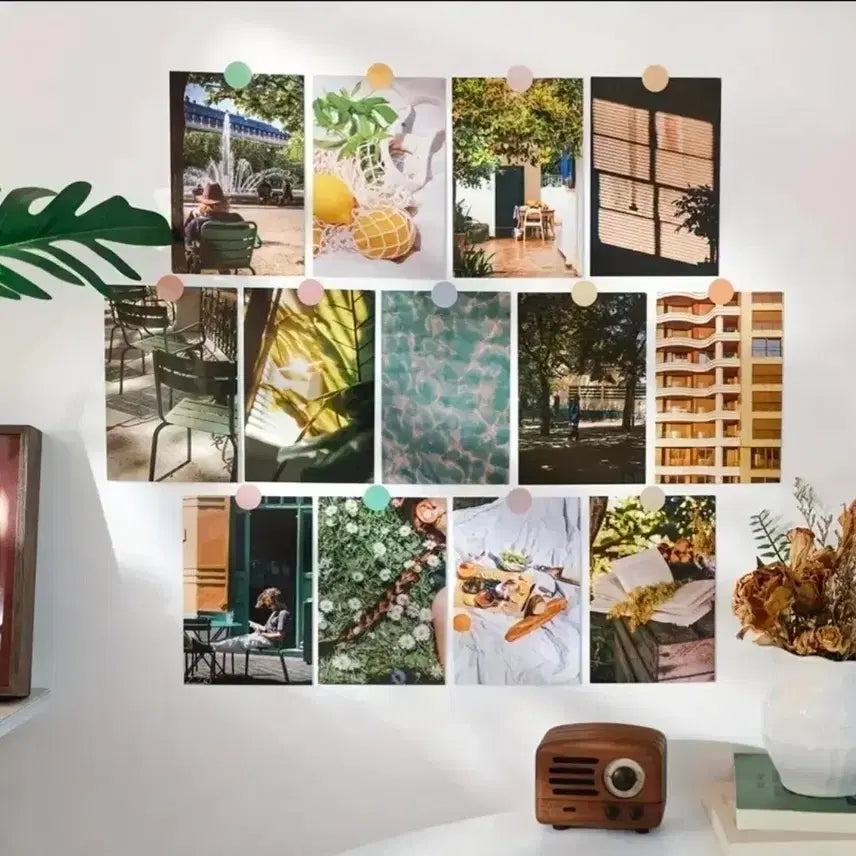 [BUNJANG] Summer Romantic Aesthetic Postcard Set / 10장 정리 할인 여유로운 로맨틱 여름 느낌 감성 엽서 방꾸 벽꾸 홈카페