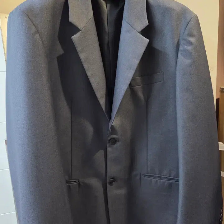 [BUNJANG] Decorozo Charcoal Oversized Set-up Jacket and Slacks / 데꼬로소 셋업 자켓 슬랙스(차콜)