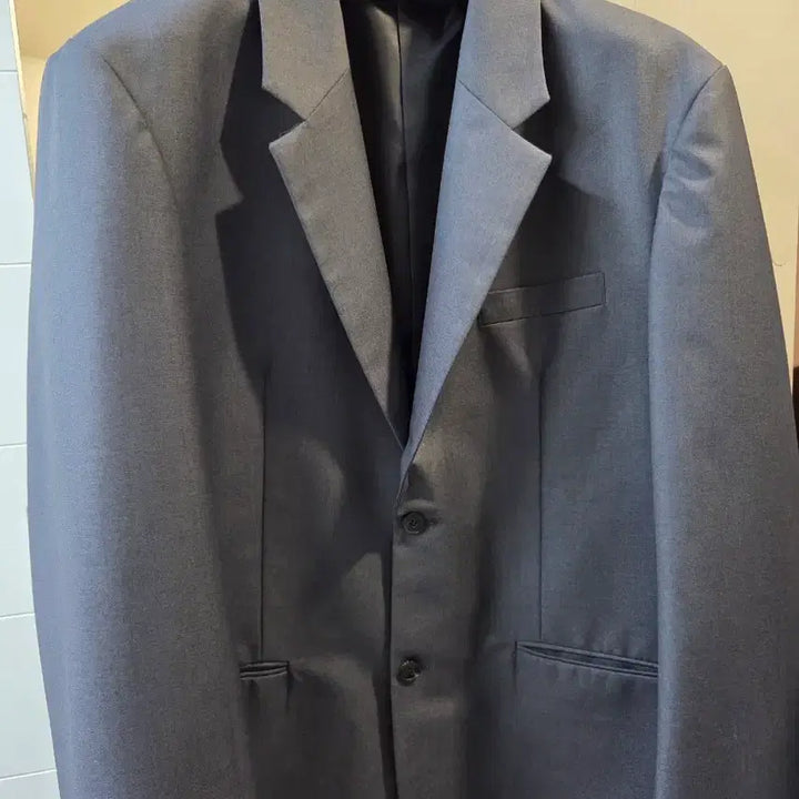 [BUNJANG] Decorozo Charcoal Oversized Set-up Jacket and Slacks / 데꼬로소 셋업 자켓 슬랙스(차콜)