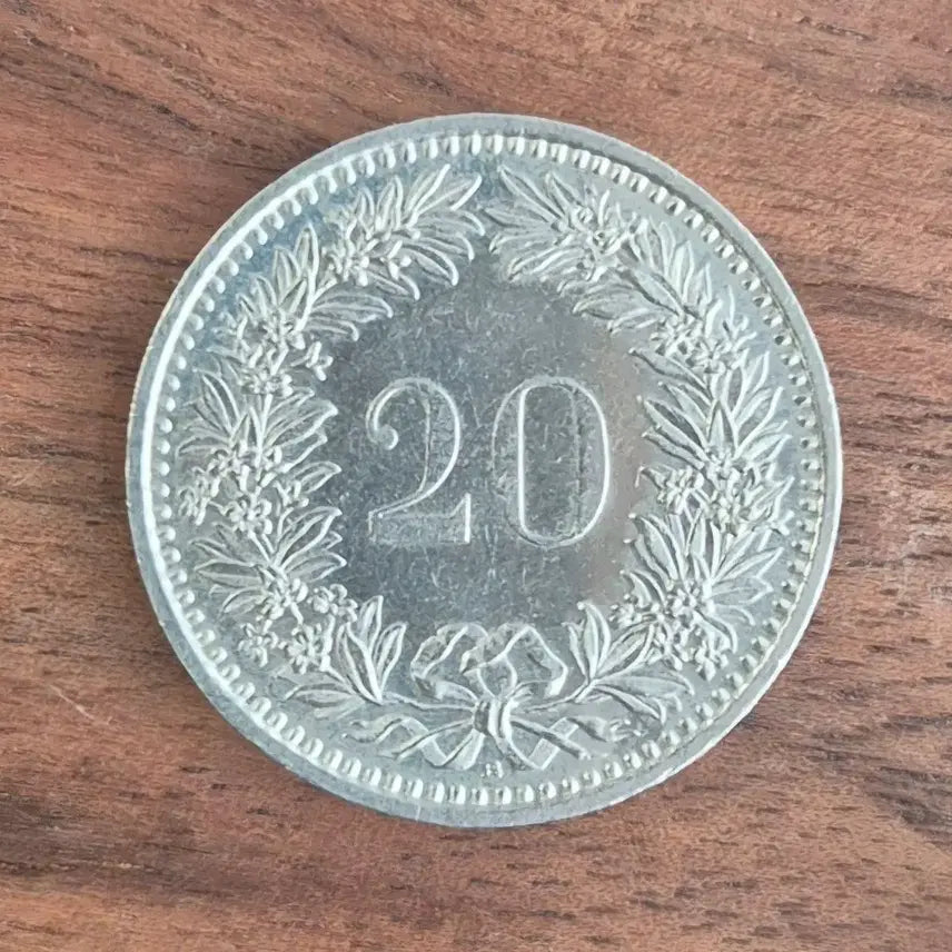 [BUNJANG] Swiss 20 Rappen Coin (1989) / [EP. 421] 1989년 스위스 20 라펜 동전