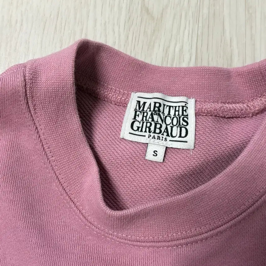 [BUNJANG] Marithe Marie Pink Sweatshirt Women's / 마리떼 핑크 맨투맨 여성