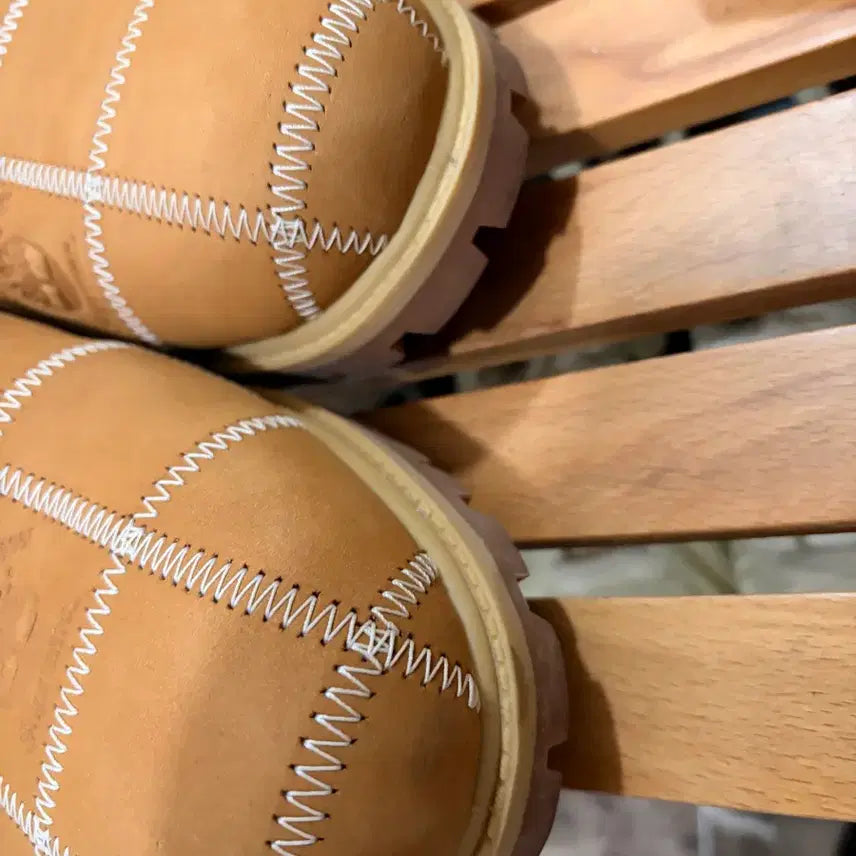 [BUNJANG] Timberland x Supreme Patchwork 6-Inch Premium Waterproof Boots - White - Size 2 / 팀버랜드 x 슈프림 패치워크 6인치 프리미엄 워터프루프 부츠 위트 - 2