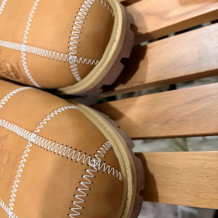 [BUNJANG] Timberland x Supreme Patchwork 6-Inch Premium Waterproof Boots - White - Size 2 / 팀버랜드 x 슈프림 패치워크 6인치 프리미엄 워터프루프 부츠 위트 - 2